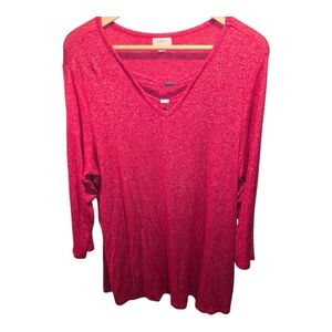 Avenue Sz. 14/16 Red Sweater